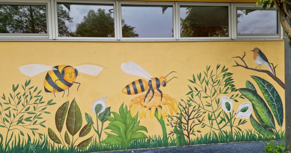 Wandbild Insekten