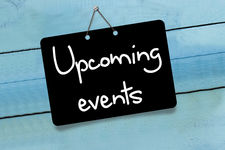 ©istockphoto Schriftzug upcoming events