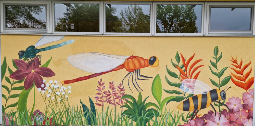 Wandbild Insekten