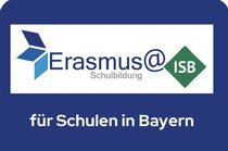 Logo Erasmus+ Konsortium des ISB (Schulbildung)